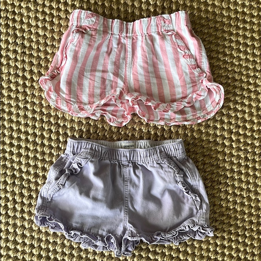 J. Crew Crewcuts Girls Shorts Set (6/7Y)